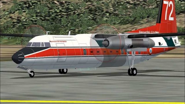 Screenshot 1 — FS2002/4 Fokker 27-200 French Securité Civile