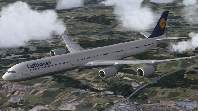 Screenshot 1 — Lufthansa Airbus A340-600