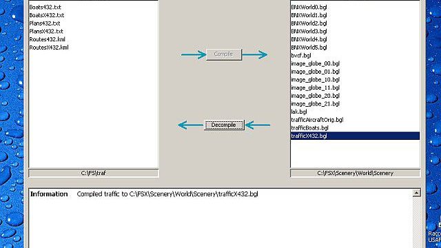 Screenshot 1 — Boat Traffic Compiler