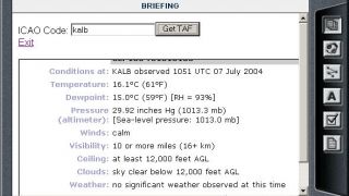 Screenshot 2 — Aviation Weather Information System