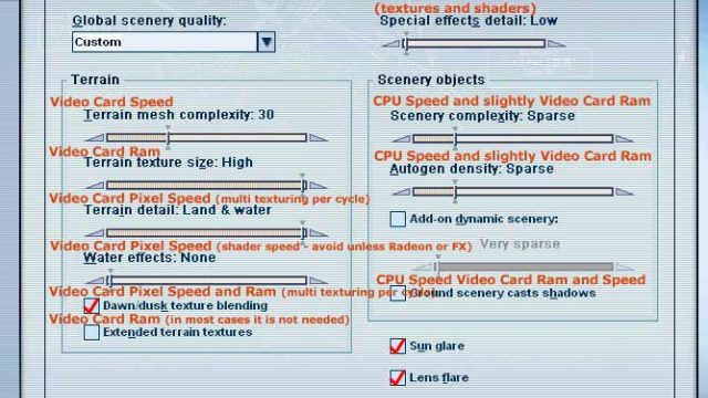 Screenshot 1 — Reality XP FS2004 tweaker