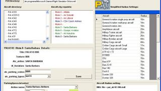 Screenshot 1 — Aircraft Parking Codes Manager