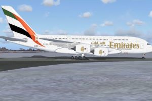 Emirates Airbus A380-800 for FS2004