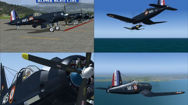 Screenshot 1 — French Chance Vought F4U-7 Corsair