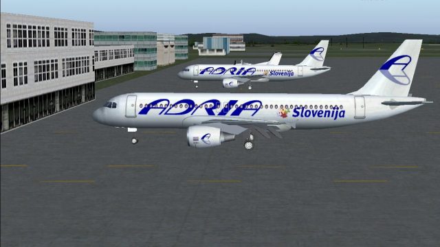Screenshot 1 — FSAG Adria Airways Airbus A320-200 Ai installer