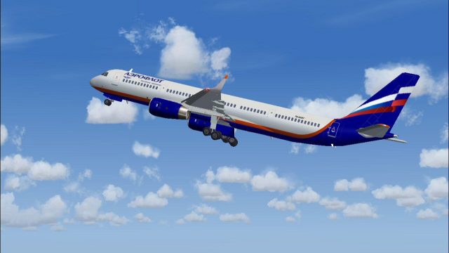 Screenshot 1 — Aeroflot Tupolev Tu-204-120