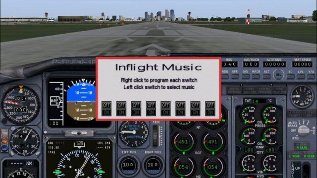 Screenshot 1 — Inflight Music