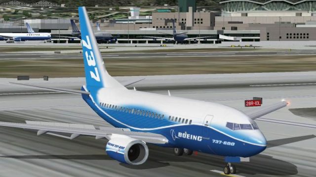 Screenshot 1 — Boeing 737-600 Package