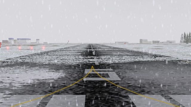 Screenshot 1 — Realistic Snow/Ice Runways