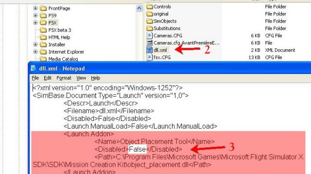 Screenshot 1 — Make Scenery with the Object Placement Tool in FSX