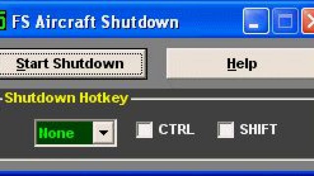 Screenshot 1 — FS2002/FS2004 FS Aircraft Shutdown