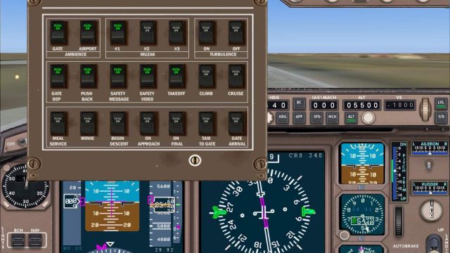 Screenshot 1 — FlightDeck Sound Effects Panel