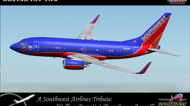Screenshot 1 — Southwest Airlines Boeing 737-700
