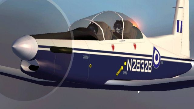 Screenshot 1 — FS2002/FS2004 Hellenic Air Force T-6A