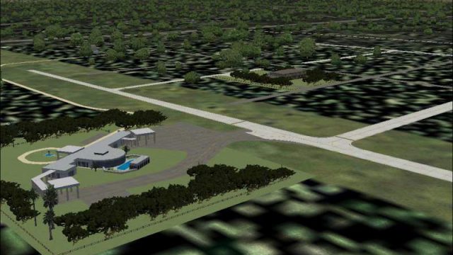 Screenshot 1 — John Travolta's Home Airport Jumbolair Scenery