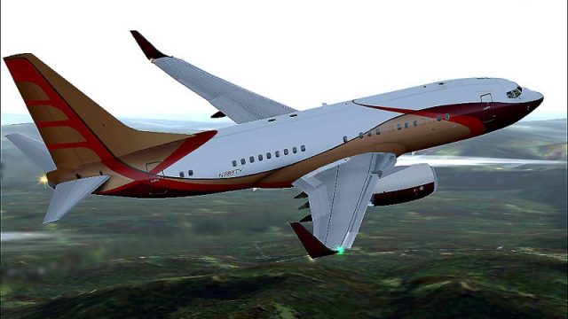 Screenshot 1 — Boeing 737-700 BBJ (Boeing Business Jet)