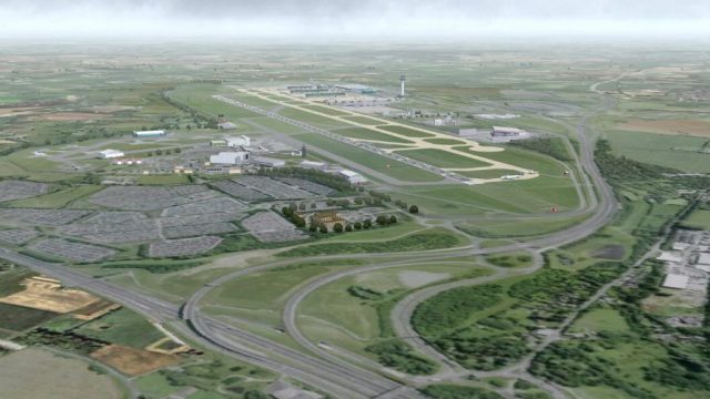 Screenshot 1 — London Stansted Airport (EGSS) Scenery