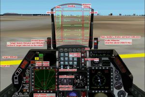 F-16 Panel for FS2004