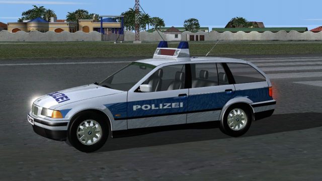 Screenshot 1 — Project BMW 318i German Police Car