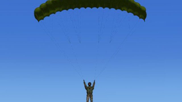 Screenshot 1 — Parachute Jumper