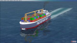 Screenshot 3 — Container Ships Pilotable Versions