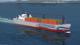 Screenshot 4 — Container Ships Pilotable Versions