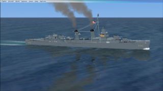 Screenshot 13 — Fletcher Class Destroyer (Pilotable)