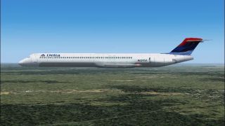 Screenshot 2 — Boeing MD-83 Delta Airlines. Textures only