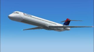 Screenshot 4 — Boeing MD-83 Delta Airlines. Textures only