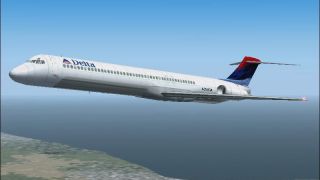Screenshot 3 — Boeing MD-83 Delta Airlines. Textures only