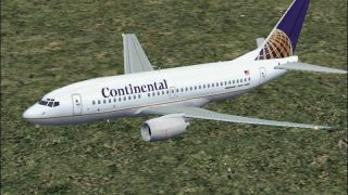 Screenshot 1 — B737-700 Continental Airlines
