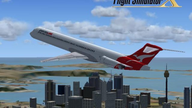 Screenshot 1 — QantasLink McDonnell Douglas MD-83