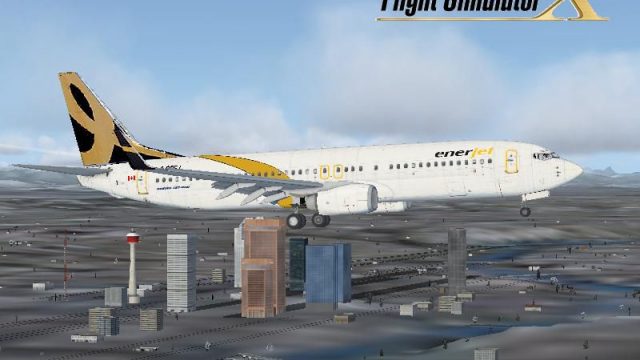 Screenshot 1 — Enerjet Boeing 737-800