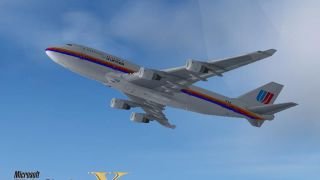 Screenshot 1 — United Airlines Boeing 747-400 (old colors)
