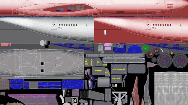 Screenshot 1 — Paint Kit For Tom's Airbus A333/A343