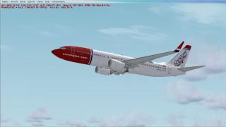 Screenshot 1 — Norwegian Air Shuttle 737-800