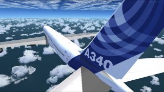 Screenshot 9 — Airbus A340-600 (House Colors)