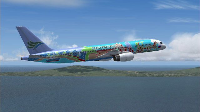 Screenshot 1 — Cebu Pacific Boeing 757-236ET