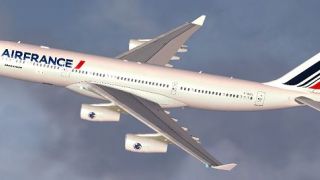 Screenshot 1 — Air France Airbus A340-200 (new livery)