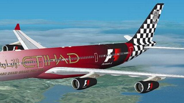 Screenshot 1 — Etihad Airbus A340-200