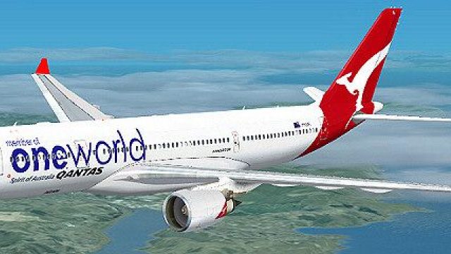 Screenshot 1 — Qantas Airbus A330-200 OneWorld Livery