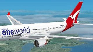 Screenshot 1 — Qantas Airbus A330-200 OneWorld Livery