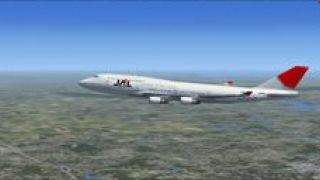 Screenshot 2 — JAL Boeing 747-400 (new colors)