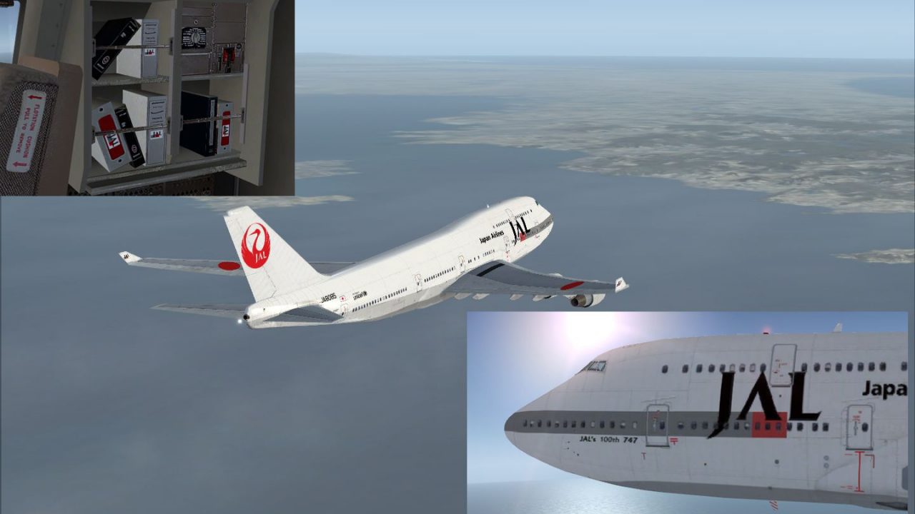 JAL Boeing 747-400 100th 747 livery for FSX JAL Boeing 747-400 100th 747 livery for FSX