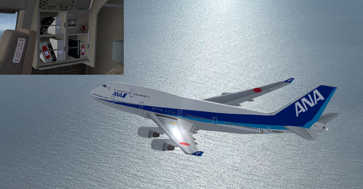 ANA Boeing 747-400 (new colors) for FSX