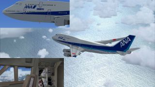 Screenshot 1 — ANA Happy Flight Boeing 747-400