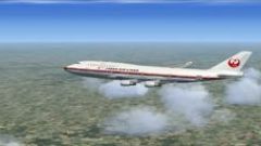 Screenshot 2 — JAL Boeing 747-400 (first color)