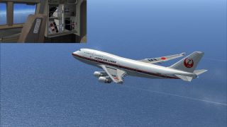 Screenshot 1 — JAL Boeing 747-400 (first color)