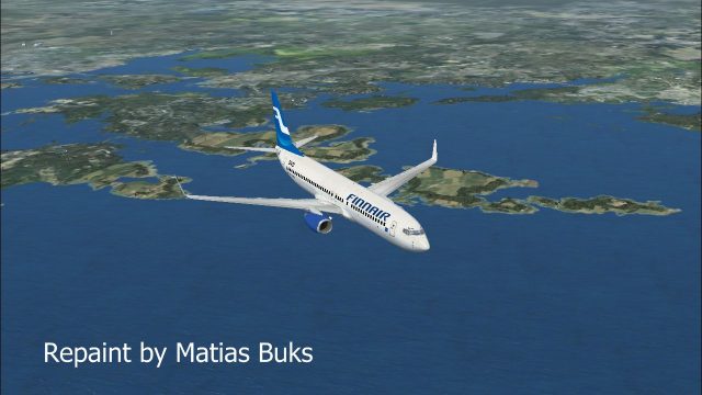 Screenshot 1 — Finnair Boeing 737-800