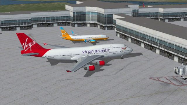 Screenshot 1 — Virgin Atlantic Boeing 747-400